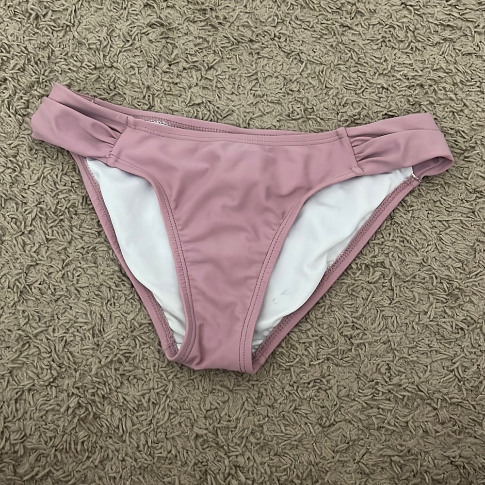 Purple bikini bottoms
